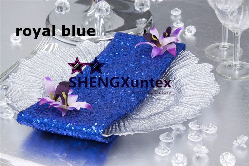 Sequin Table Napkin Cheap Wedding Table Cloth Napkin Decoration