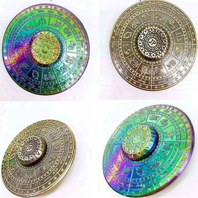 Egyptian Zodiac Fid Spinner 4 Style UFO Hand Spinner Zinc Alloy