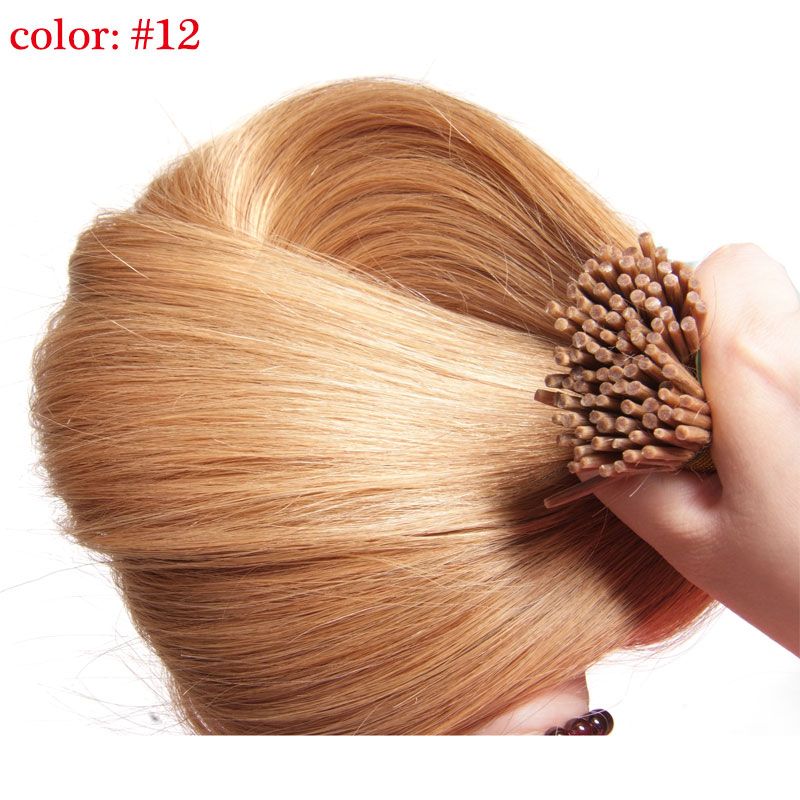 Cheap Brazilian Virgin Hair 0 5g S 100s Pack I Tip Hair Extension
