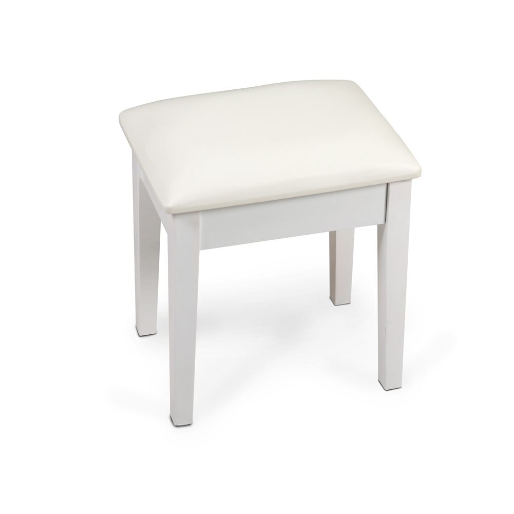Vanity stool dressing stool with cushion and solid legs dressing chair white vanity stool dressing stool dressing chair online with 51 43 piece on