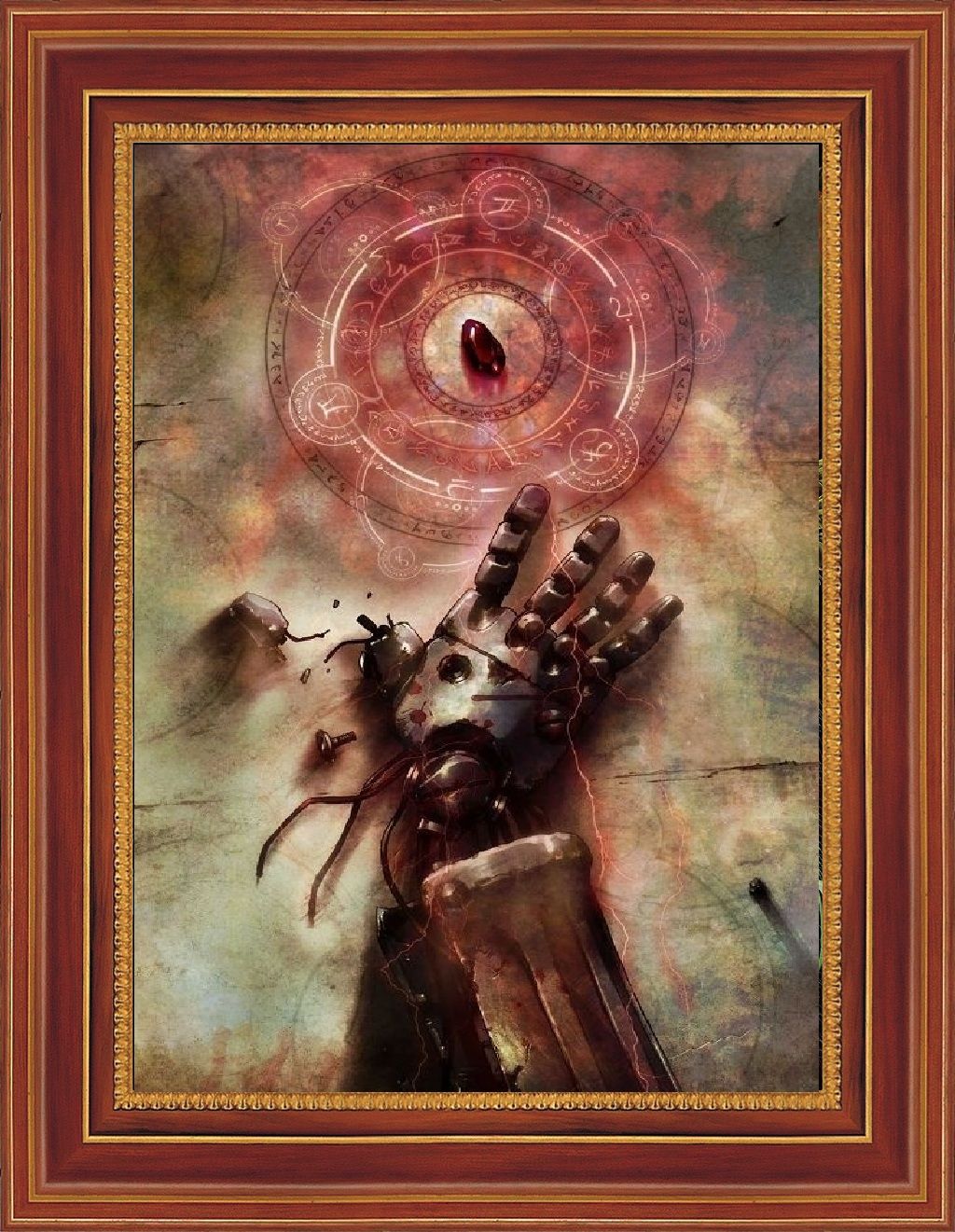 2017 single unframed fullmetal alchemist anime steel hand painting 2017 single unframed fullmetal alchemist anime steel hand painting