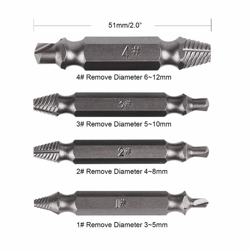 Easy Out Drill Bit Chart