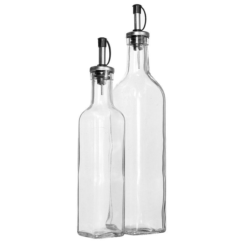 Whole New Glass Olive Oil Vinegar Bottle Pourer Spout Drizzler Whole New Glass Olive Oil Vinegar Bottle Pourer Spout Drizzler Cruet Condiment Soy Sauce Kitchen Bottles Cooking Tool 250ml 500ml Dress