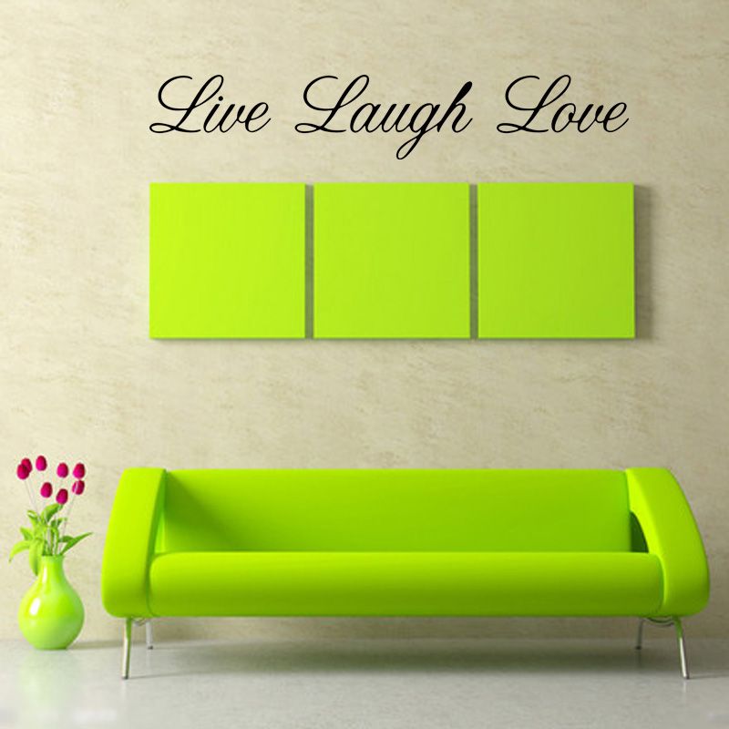 For Live Laugh Love Wall Art Sticker Removable Vinyl Decal Bedroom Sitting Room E Decor Diy