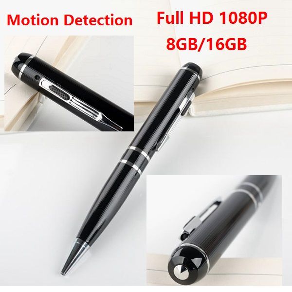 Full HD 8GB 16GB Pen Camera With Motion Detection 1080P Ball Point Pen