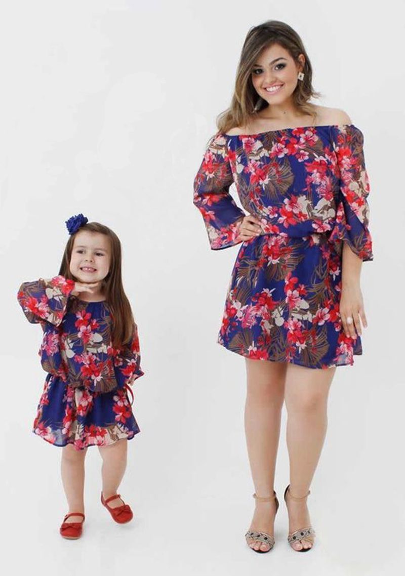 baby mother matching dresses