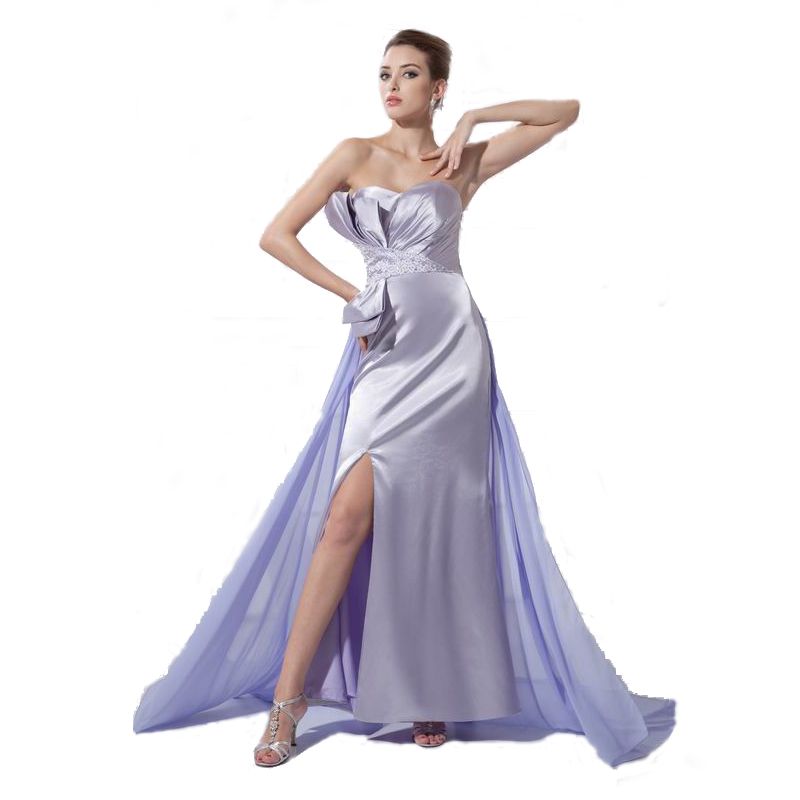 lavender and silver dress