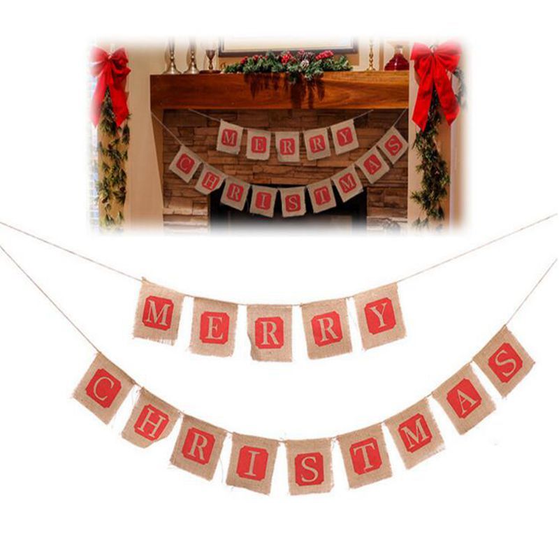 diy christmas flags merry christmas bunting sign vintage jute garland celebration banner handmade hessian rustic burlap bunting flags xmas decoration of - Merry Christmas Burlap Banner diy christmas flags merry christmas bunting sign vintage jute garland celebration banner handmade hessian rustic burlap bunting flags xmas decoration of - Merry Christmas Burlap Banner