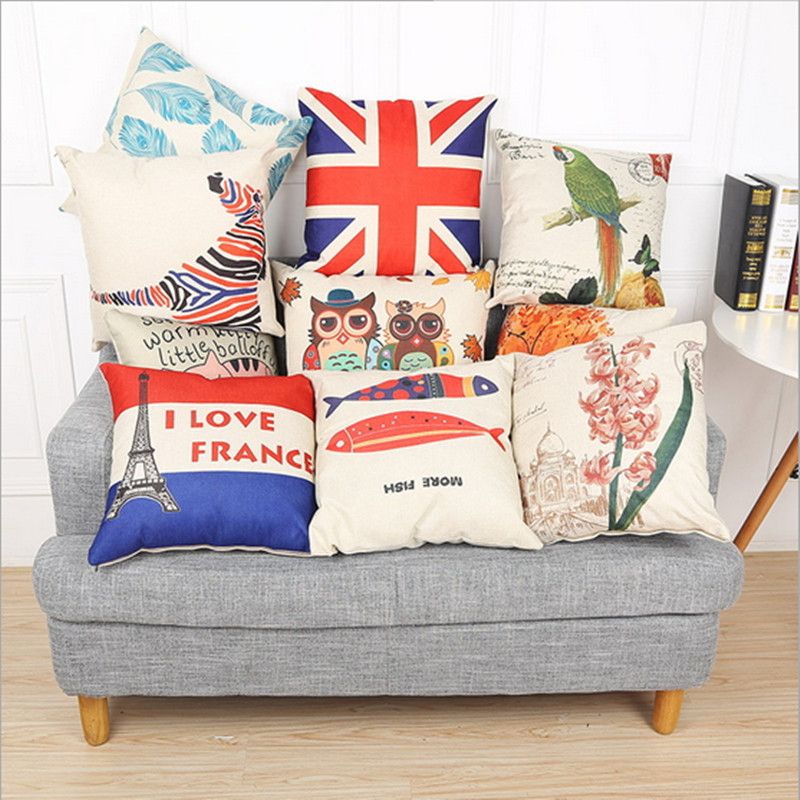Digital Printing Pillow Case Fashion Sofa Decorative Pillowcase Simple Decorated Pillow Cases Digital Printing Pillow Case Fashion Sofa Decorative Pillowcase Simple Decorated Pillow Cases