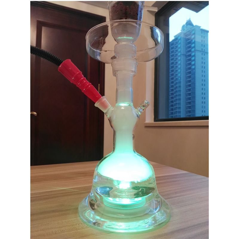 Compre Cachimba De Cristal De Color Claro Al Fakher Con Bolsa De