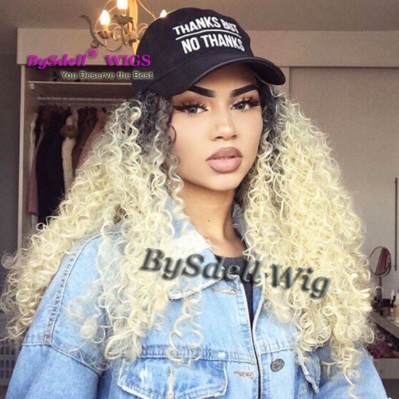 Grosshandel Heisser Verkauf Beyonce Perucke Synthetische Hitzebestandige Haar Schwarz Ombre Blonde 613 Farbe Verworrenes Lockiges Haar Lace Front Perucken Fur Schwarze Frau Von Tthouse2 40 85 Auf De Dhgate Com Dhgate