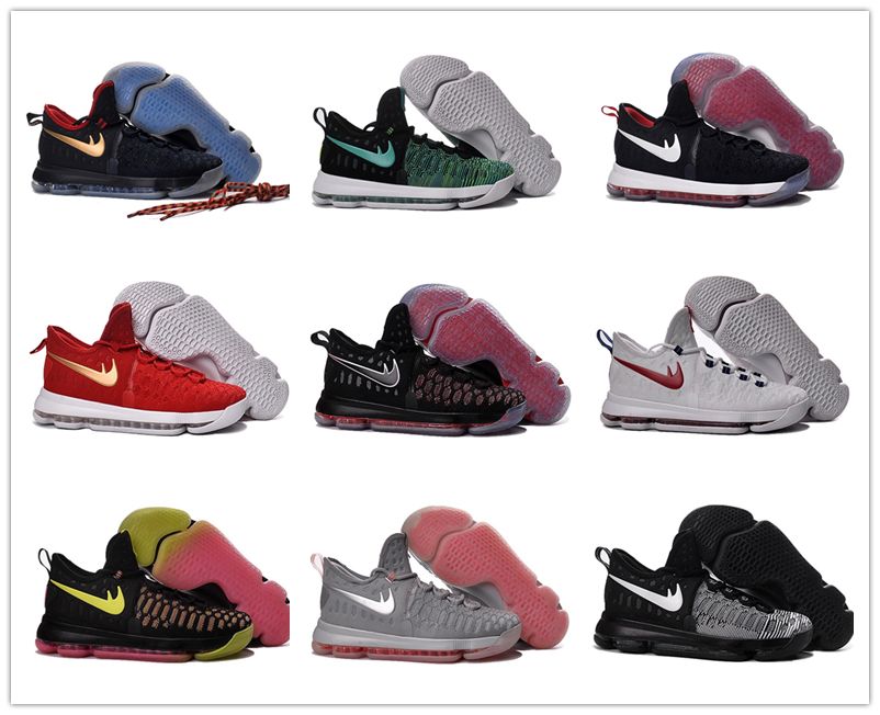 2016 Hot Sale Kd 9 Kids Basketball Shoes Boys Kevin Durant Children Top Quality Sports Sneakers Children\u0027S Size 36 40 4e Basketball Shoes Loafers For Men ...