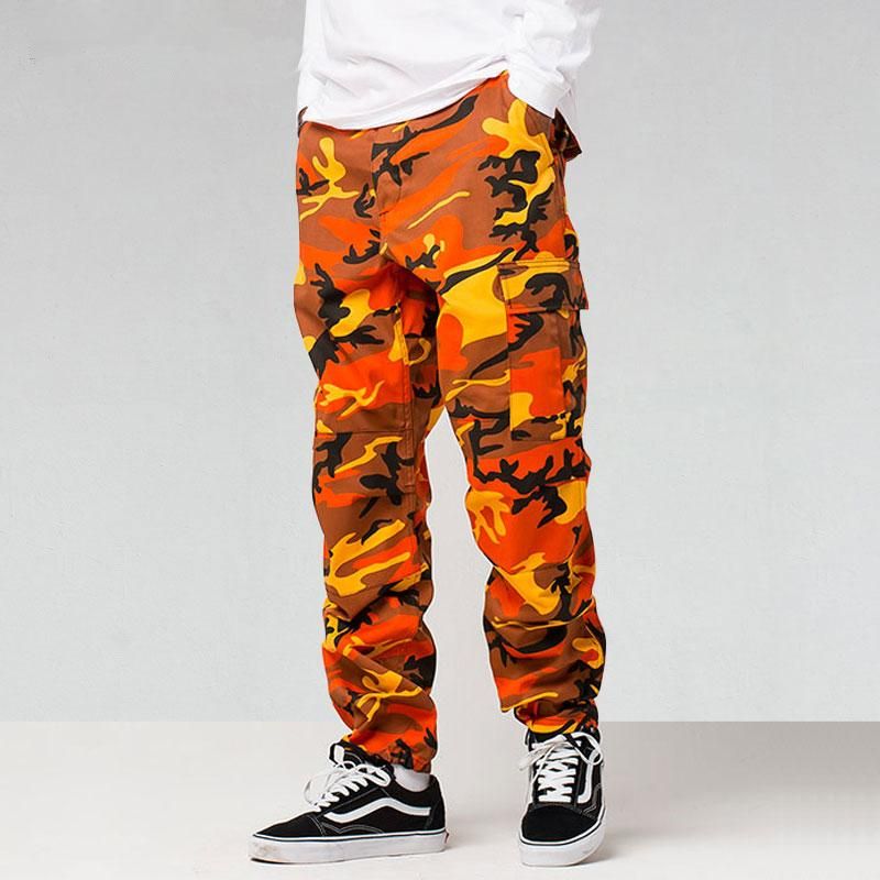 Online Cheap Camo Cargo Pants For Mens Fashion Baggy Tactical Trouser ...