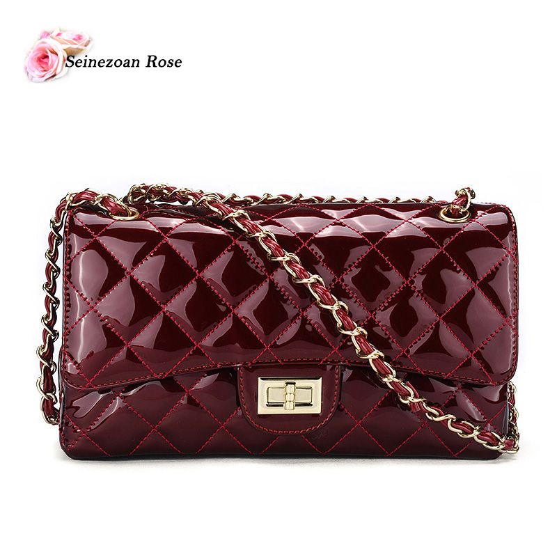 Wholesale 2016 Luxury Women Patent Leather Handbags Ladies Purses Messenger Satchel Bags ...