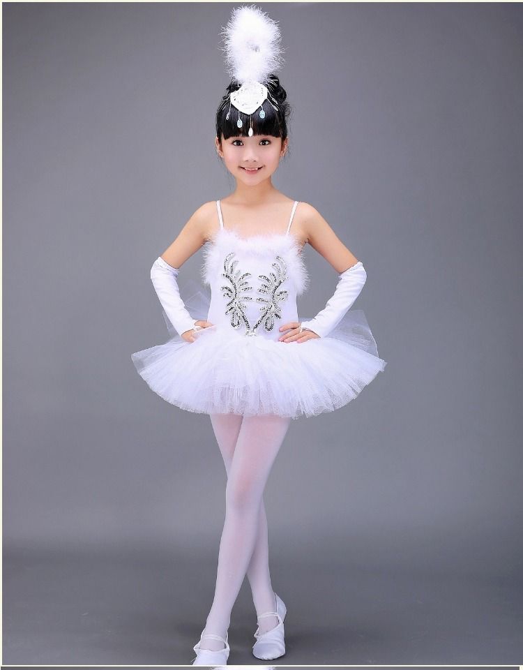 Enfants Filles Ballet Skate Robe Tutu Justaucorps Gymnastique Ballerine Danse Costume