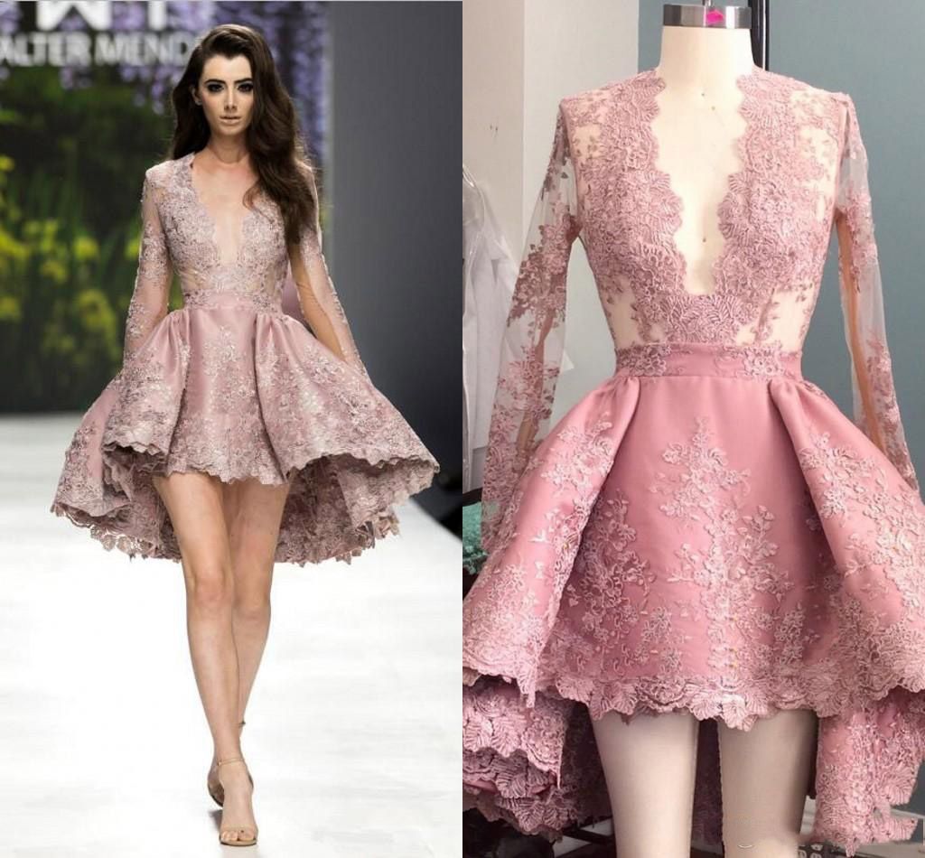 short cocktail dresses with long sleevesimage