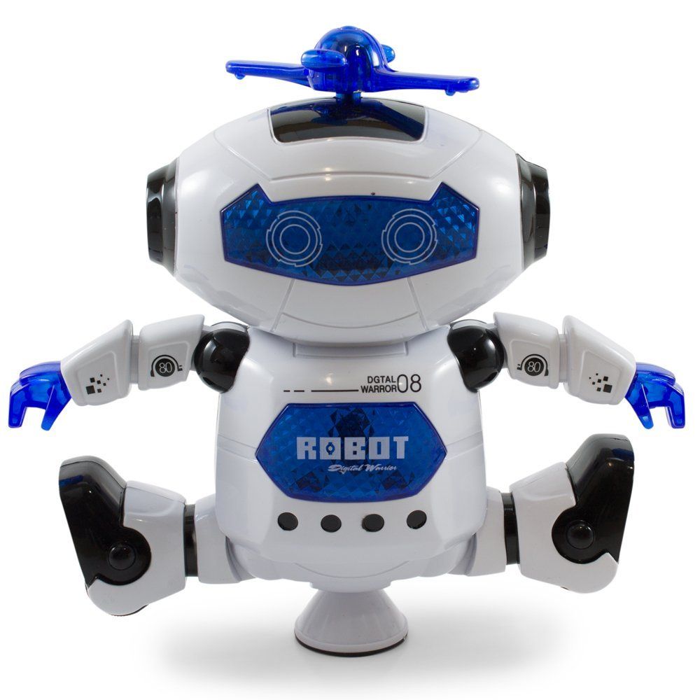 2021 Dancing Robot Toy With Speaker And Lighting 360 Degree Rotation