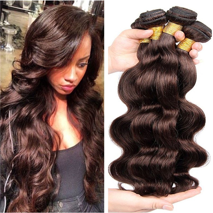 2020 9a Virgin Peruvian Hair Extension Unprocessed Natural Brown