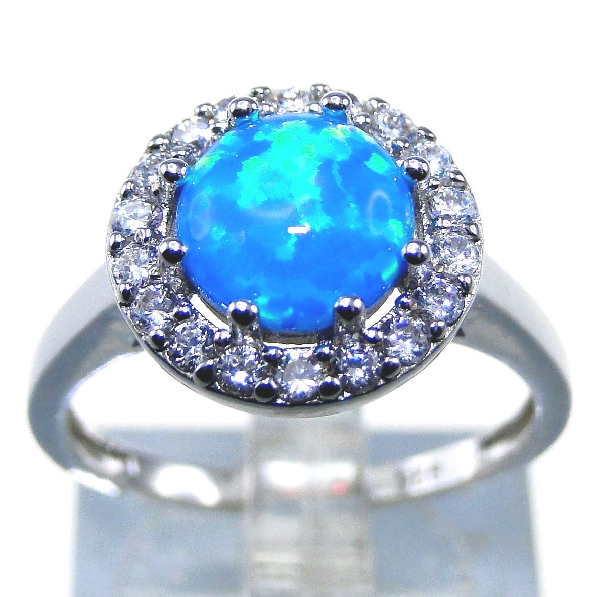 Fashion Jewelry Australian Wholesale Opal Jewelry Mens Blue Opal Rings