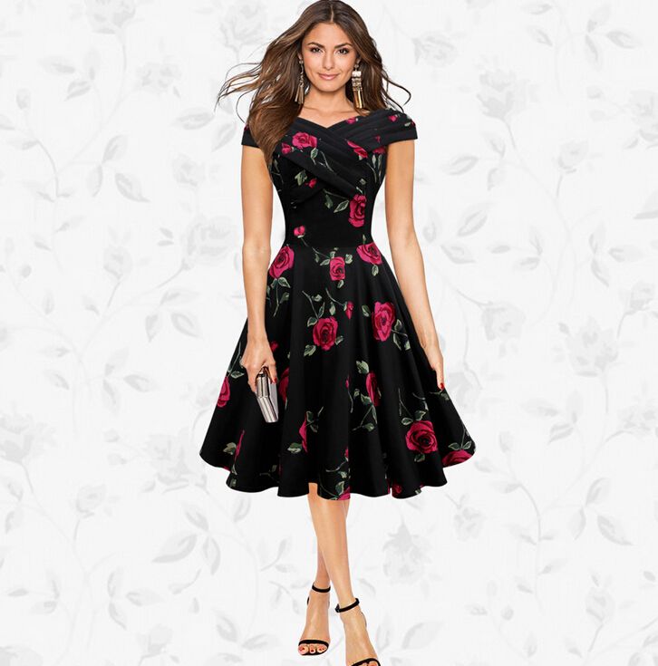 Audrey Hepburn Style Vintage Dresses