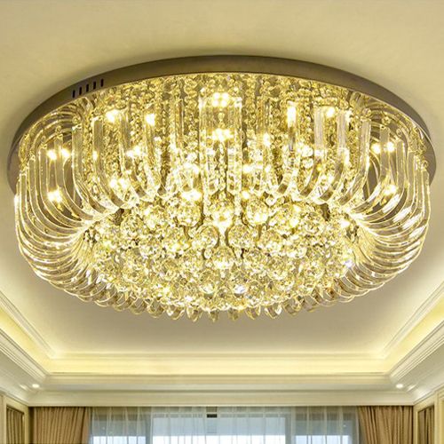 Dimmable Led Chandeliers Ceiling Installation Round European Dimmable Led Chandeliers Ceiling Installation Round European Modern Luxury Crystal Lights For Hotel Villa Home Decoration