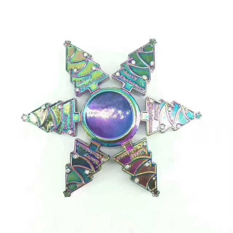 2017 New Style Edc New Christmas Tree Diamond Snow Gyro
