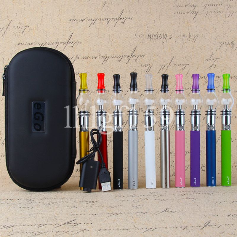 더블 왁스 오일 기화기 VAPES 키트 펜 신중한 유리 글로브 DAB 펜 왁스 왁스 오일 소형 자아 T 배터리 vape 초보 키트