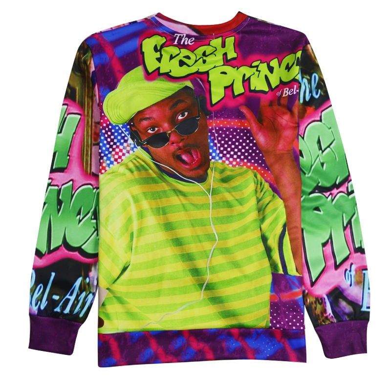 WholesaleFresh Prince of Bel Air Will Smith 3D Sweatshirt Long Sleeve