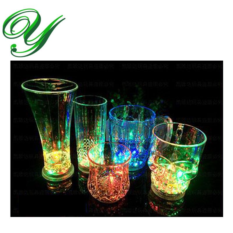 2019 Led Cup Flashing Wine Drinking Glasses Bar Drinkware Light Up