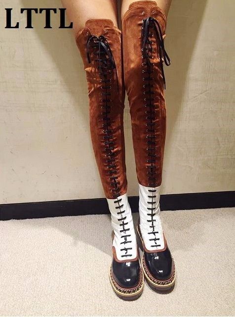 biker over the knee boots