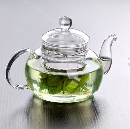 1 шт. Практическая 400 мл устойчивой бутылки чашки бутылки стеклянный чайник с инфузором чай листьев травяной кофе 400мл J1010-1