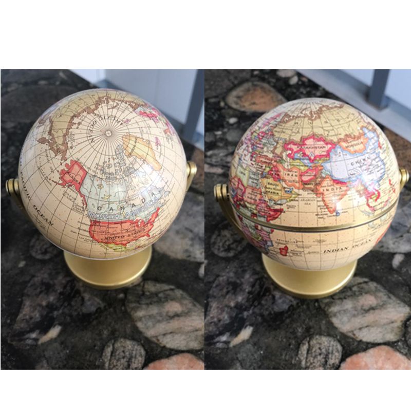 Desktop World Political Globe Tellurion Ornament Office Home Desktop World Political Globe Tellurion Ornament Office Home Decoration Craft Gift For Friend Children Geography Educational Toy