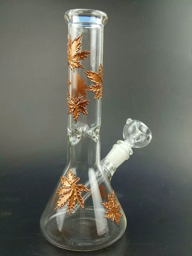 Best Quality Glass Bongs 26cm Hight Water Pipe Glass Pipes Glass Bubbler Glass Oil Rig Smoking