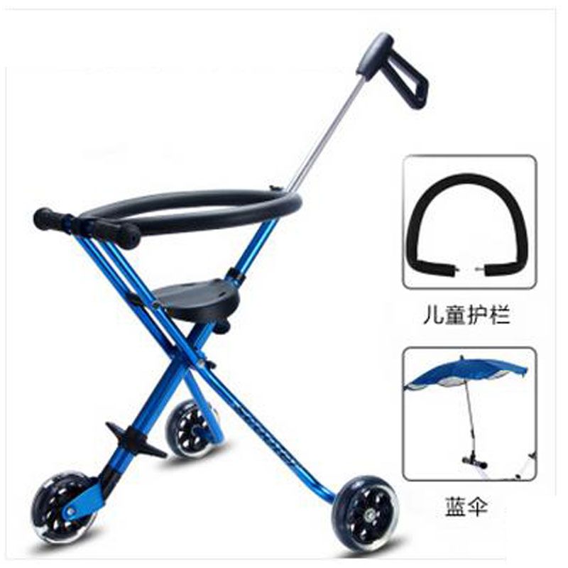 2021 Lightweight Toddle Kids Child Portable Tricycle Stroller Light Baby Stroller Travel Folding ...
