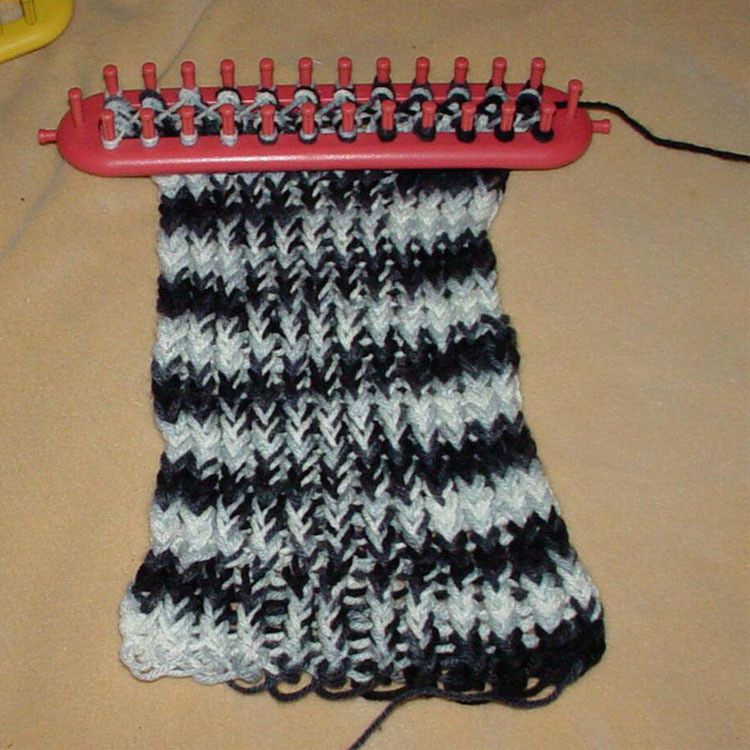 2019 Long Scarf Knitting Looms Diy Scarf Shawl Hat Socks Knitter Plastic Knifty Long Knitting Loom Home Textile 20bags Ib177 From Tina310 15 13