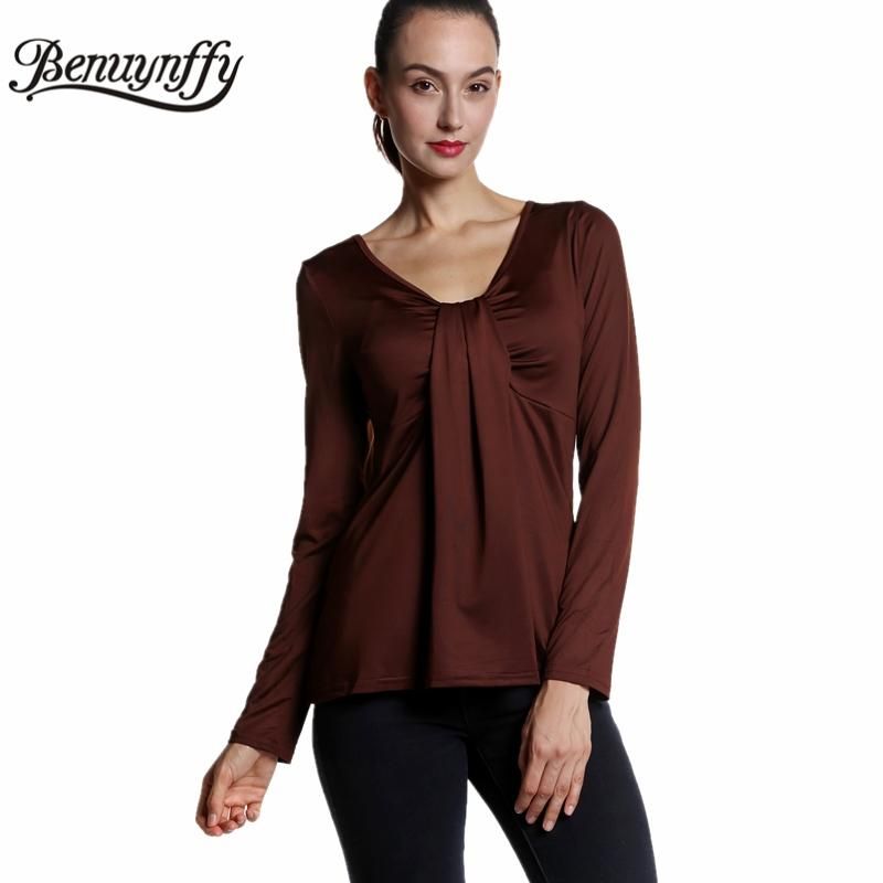 News Autumn Winter 2018 Women Long Sleeve Solid Color