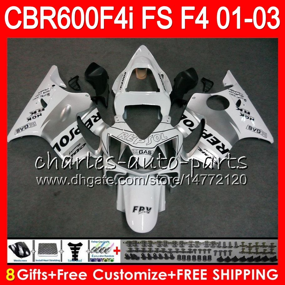 Windschutzscheibe Für Honda CBR 600F / CBR600F4i (2001–2006) – Doppelblasen-Design In Black Iridium