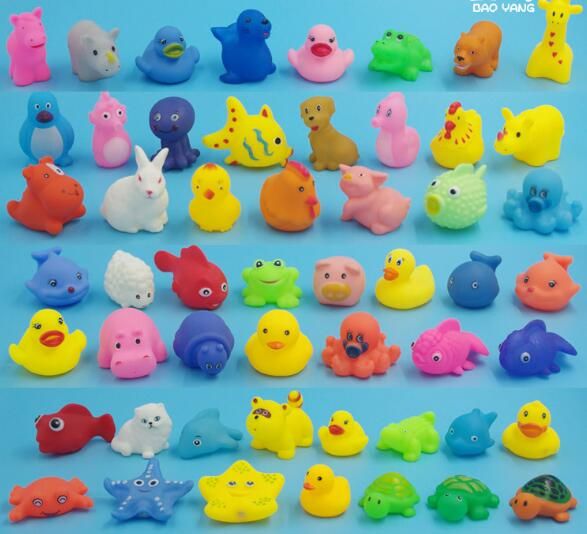 rubber bath toys