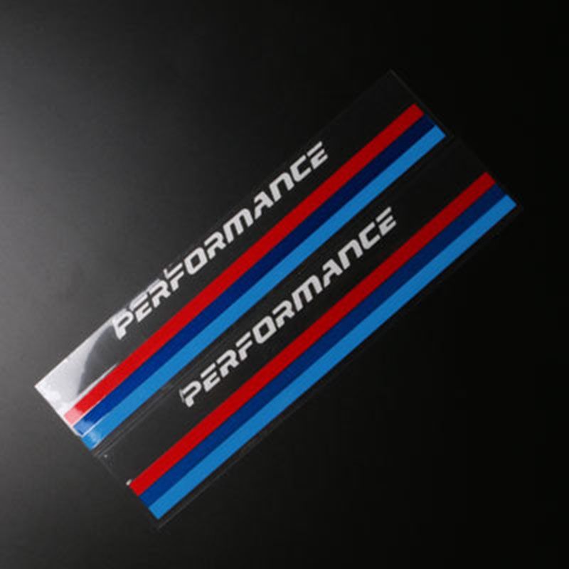 2019 Car Styling M Logo Color Stripe Rear View Mirror