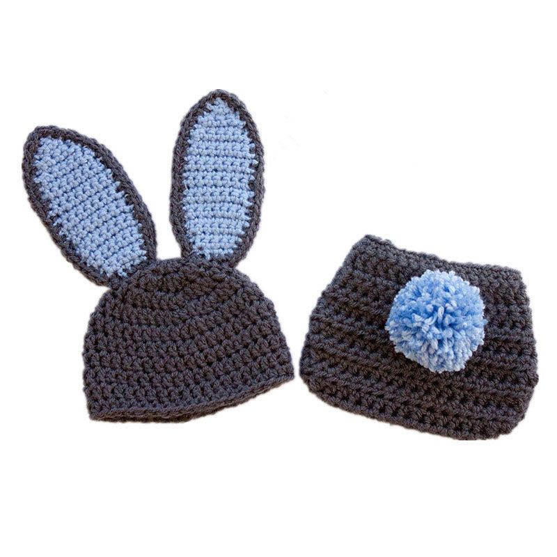 Acheter Mignon Nouveau Ne Costume De Lapin Gris A La Main Tricot Crochet Bebe Garcon Fille Lapin Animal Chapeau Et Ensemble De Couverture De Couche Culotte Infant Toddler Paques Photo Prop De Acheter Mignon Nouveau Ne Costume De Lapin Gris A La Main Tricot Crochet Bebe Garcon Fille Lapin Animal Chapeau Et Ensemble De Couverture De Couche Culotte Infant Toddler Paques Photo Prop De