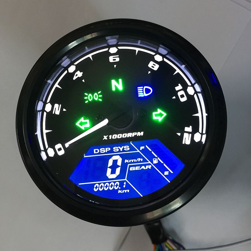 2020 Tkosm 2017 12000 Rmp Kmh Mph Universal Lcd Digital