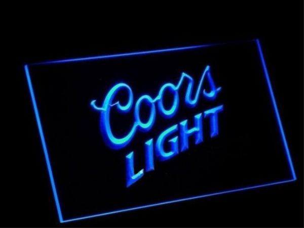 Coors 2019 Barre de bière légère Signes 3D Culb Pub LED NEON LED