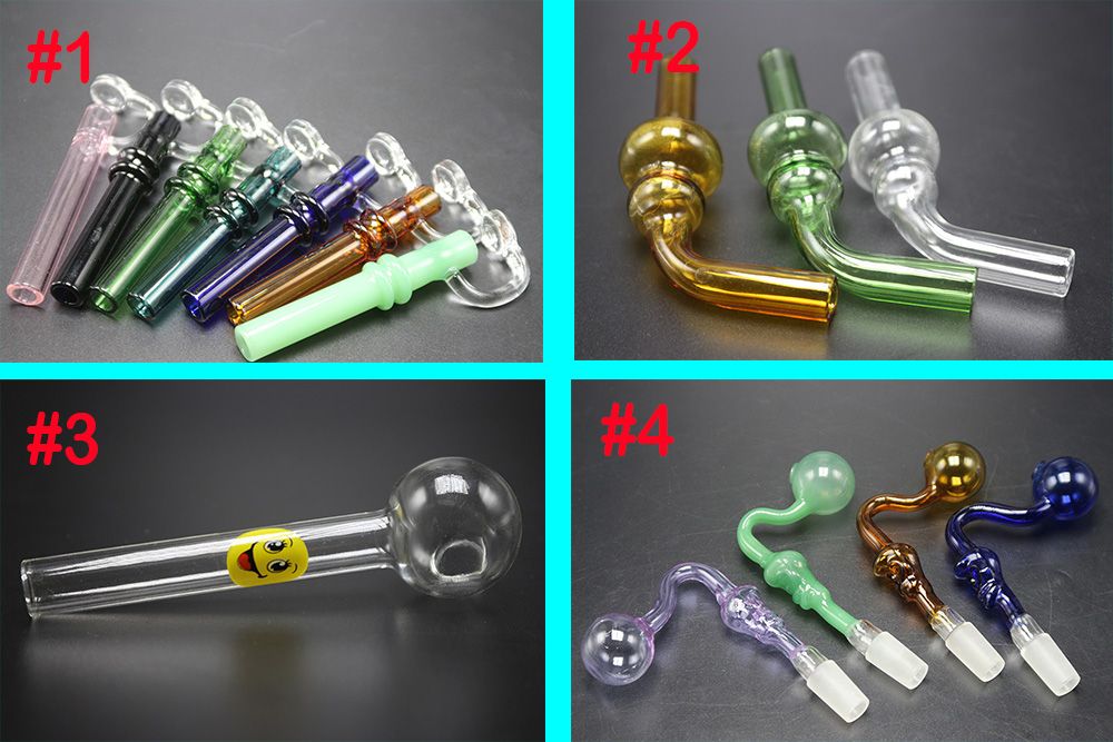 2019 4 Style Glass Oil Burner Pipe Glass Oil Pipe High ...