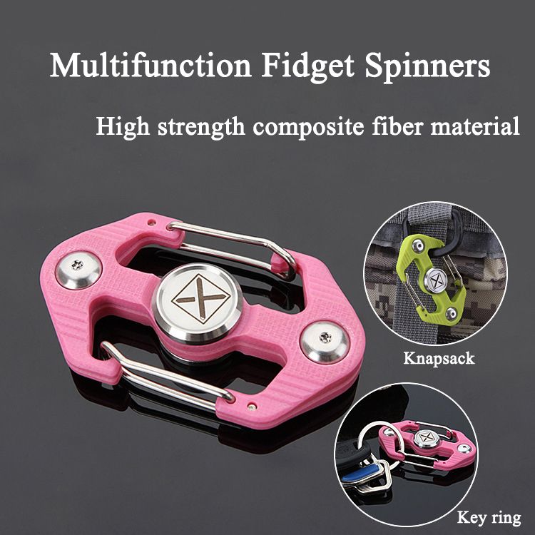 Newest Multifunction Fid Spinner Key Ring posite Fiber Hand