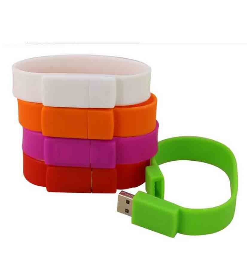 New black bracelet wrist band usb 2.0 memory stick thumb flash drive