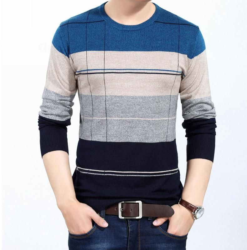 Compra Suéter Del Caballero Del Negocio De La Ciudad De La Moda De Los  Hombres Nuevos Del Otoño De La Primavera Barato | Entrega Rápida Y Calidad  | Es.Dhgate