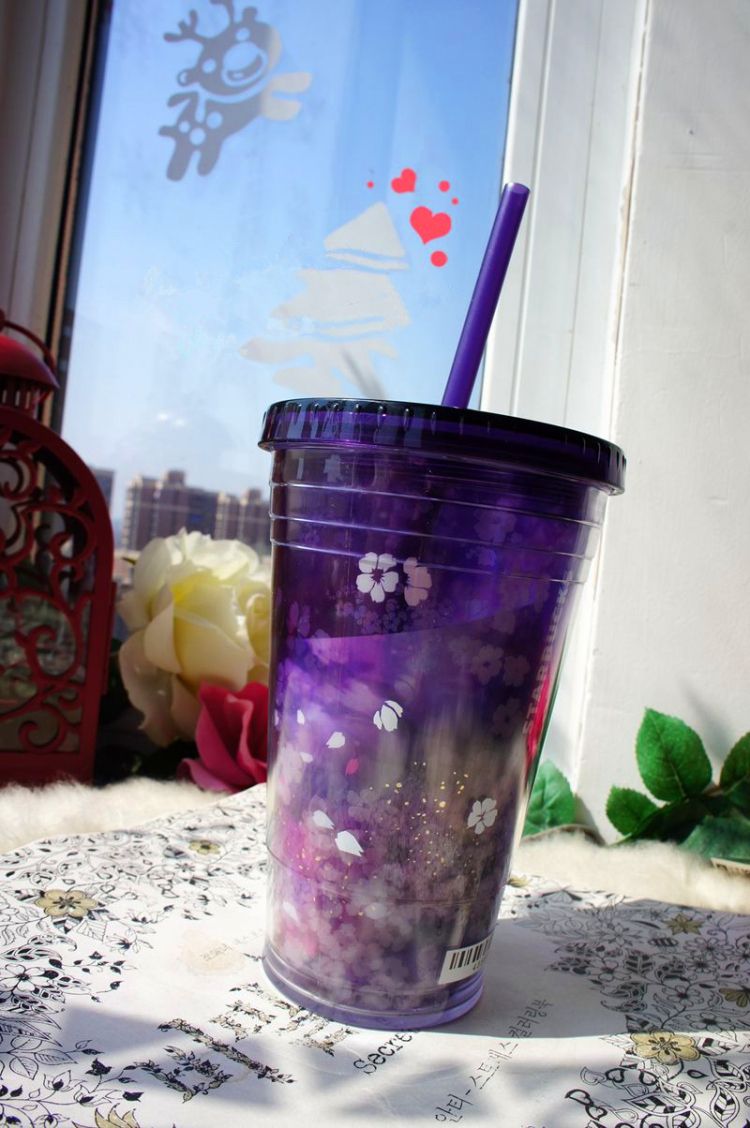 Genuine 2017 Summer New Starbucks Night Sakura Straw Cup ...