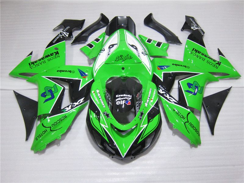 Aftermarket Body Parts Fairing Kit For Kawasaki Ninja Zx10r 06 07