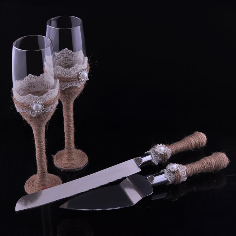 2019 Wholesale Personalized Wedding Knife And Server Set Wedding