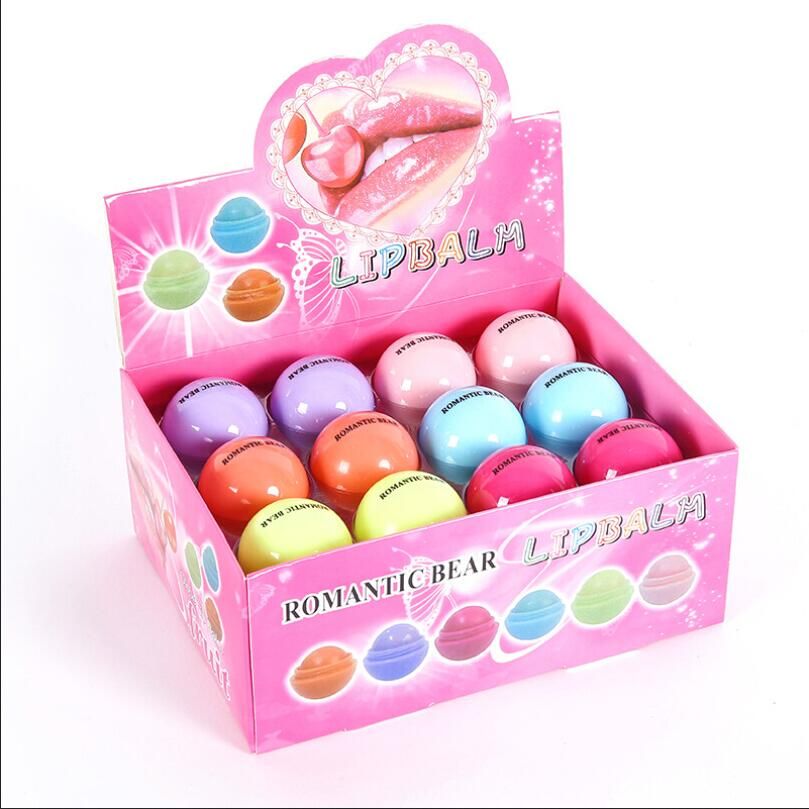 Ball Lip Balm Makeup Baby Lips Balm A Levre Cute Fruity Flavor Lipbalm